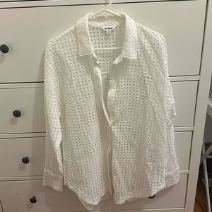 Steve Madden Cutout Button Down